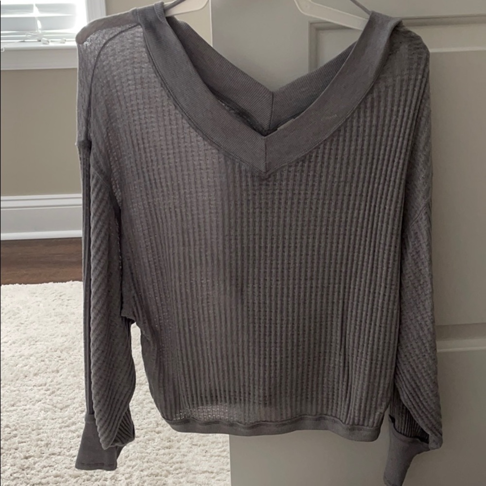 grey long sleeve free people